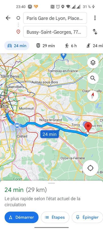 House Near Disneyland And Paris Apartment Биси Сен Жорж Екстериор снимка